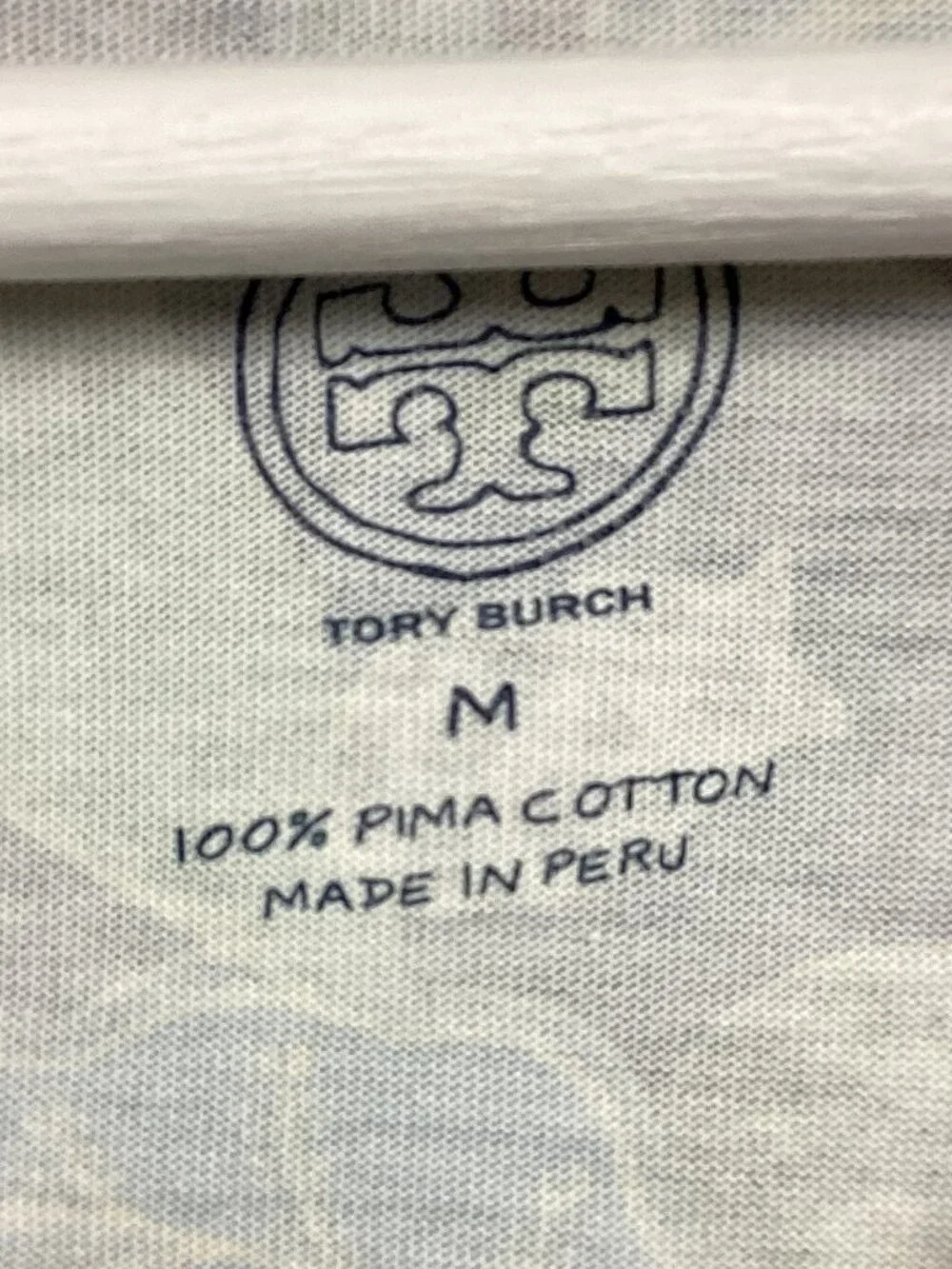 Tory Burch Floral Prima Cotton Tee Shirt Top M